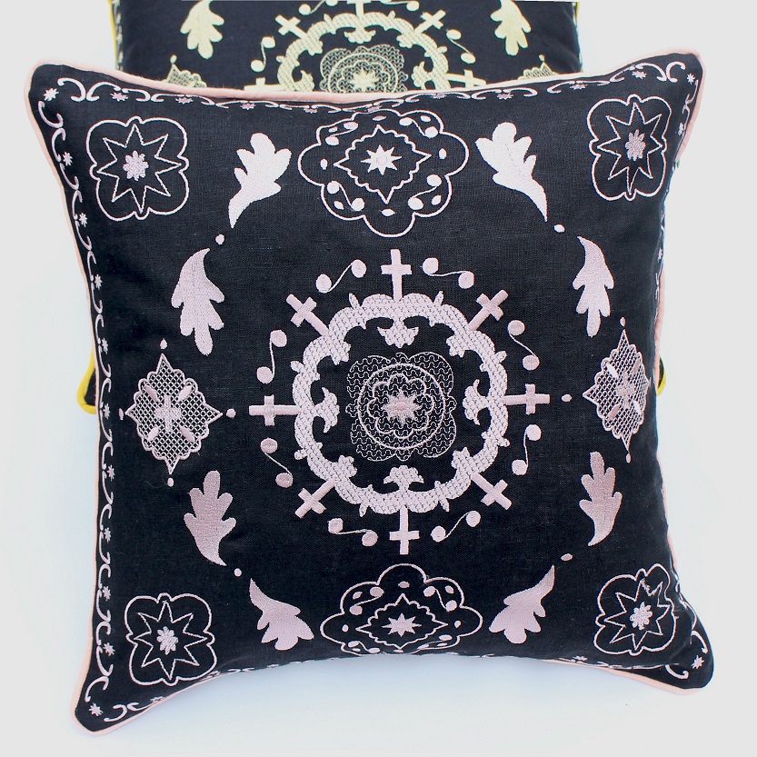 Suzani embroidred  cushion cover